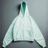 AKARIZEN ESSENTIALS / OVERSIZED STREETWEAR HOODIE - AQUA GREEN