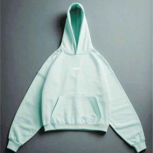 AKARIZEN ESSENTIALS / OVERSIZED STREETWEAR HOODIE - AQUA GREEN