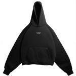 AKARIZEN ESSENTIALS/ OVERSIZED STREETWEAR HOODIE - BLACK