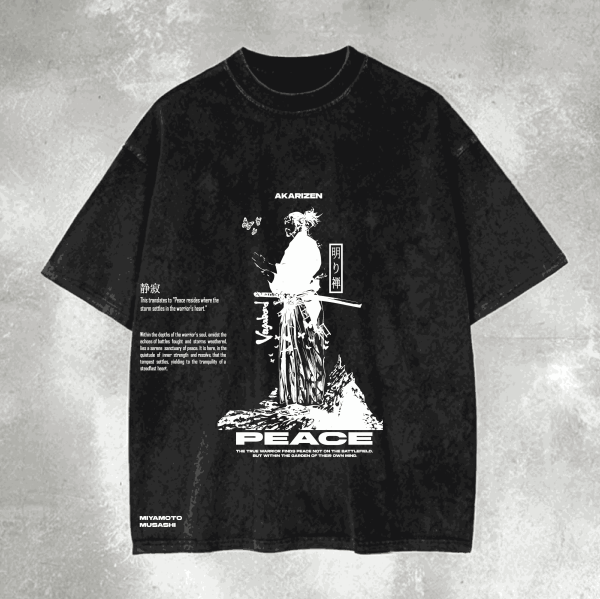 AKARIZEN / VAGABOND HEAVYWEIGHT STONE WASHED T-SHIRT