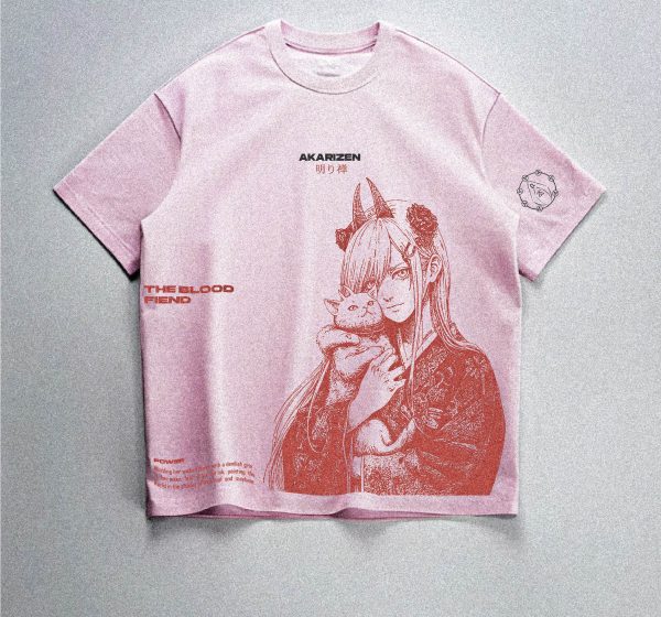 AKARIZEN POWER THE BLOOD DEVIL OVERSIZED T-SHIRT