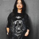 AKARIZEN / BLACK CLOVER STONE WASHED OVERSIZED T-SHIRT
