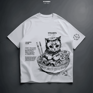 AKARIZEN / NYAMEN - JAPANESE OVERSIZED T-SHIRT