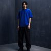 AKARIZEN ESSENTIALS / PLAIN OVERSIZED TEE - BLUE