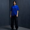 AKARIZEN ESSENTIALS / PLAIN OVERSIZED TEE - BLUE