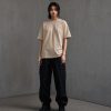 AKARIZEN ESSENTIALS / PLAIN OVERSIZED TEE - BEIGE