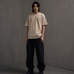 AKARIZEN ESSENTIALS / PLAIN OVERSIZED TEE - BEIGE