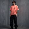 AKARIZEN ESSENTIALS / PLAIN OVERSIZED TEE - PEACH