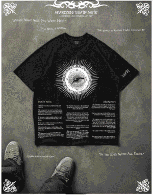 AKARIZEN DEATH NOTE OVERSIZED-T-SHIRT