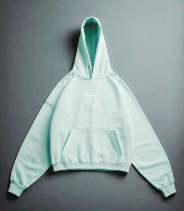 AKARIZEN ESSENTIALS OVERSIZED STREETWEAR HOODIE AQUA GREEN