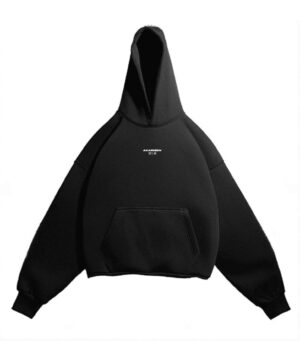 AKARIZEN ESSENTIALS/ OVERSIZED STREETWEAR HOODIE - PURE BLACK