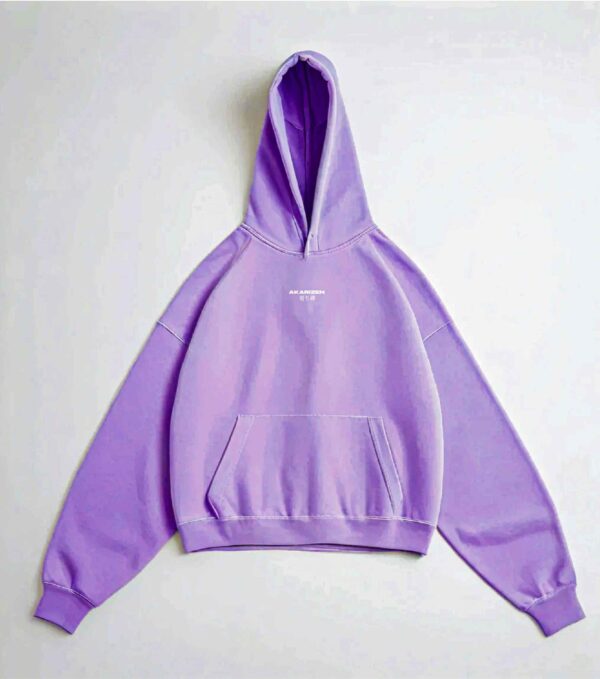 AKARIZEN ESSENTIALS/ OVERSIZED STREETWEAR HOODIE - LAVENDER