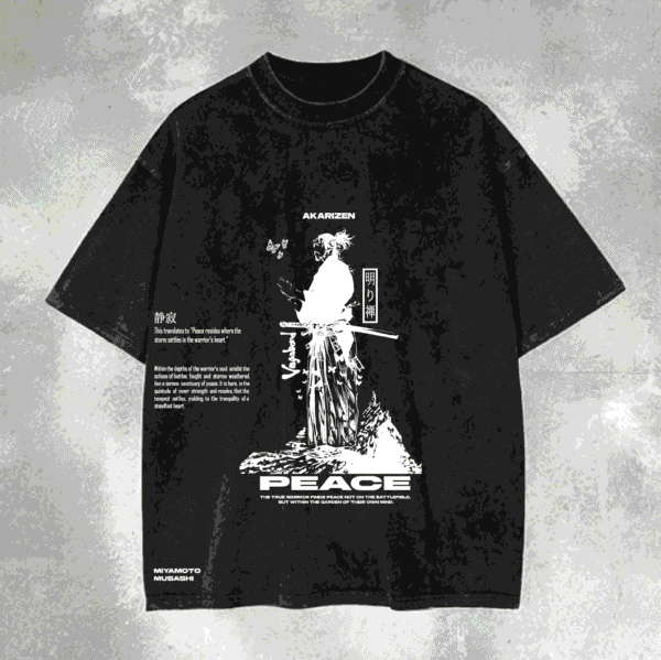 AKARIZEN / VAGABOND HEAVYWEIGHT STONE WASHED T-SHIRT