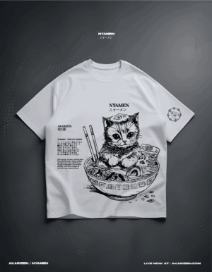 AKARIZEN NYAMEN OVERSIZED T-SHIRT