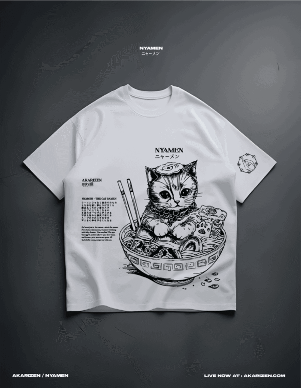AKARIZEN NYAMEN OVERSIZED T-SHIRT