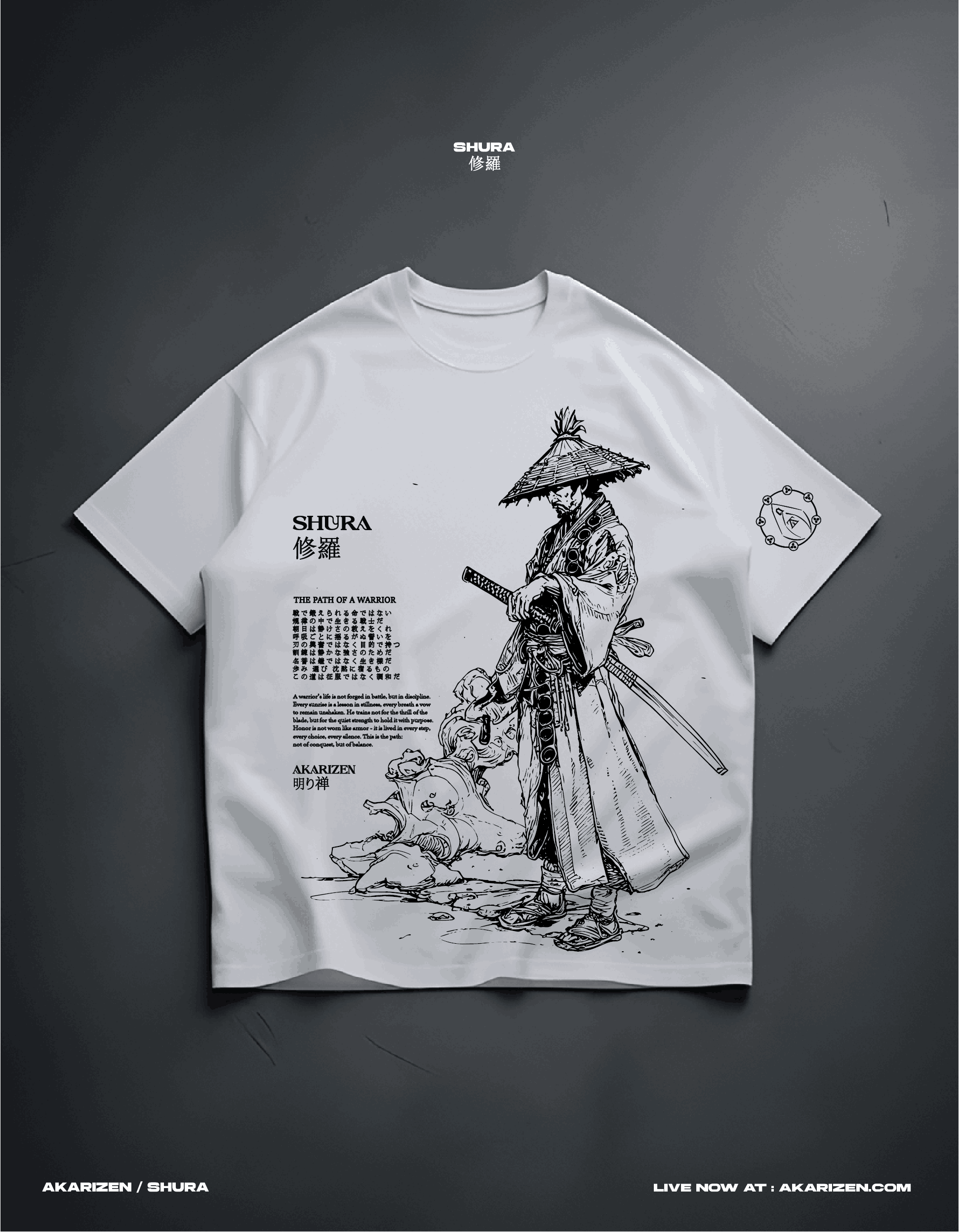 AKARIZEN SHURA OVERSIZED T-SHIRT
